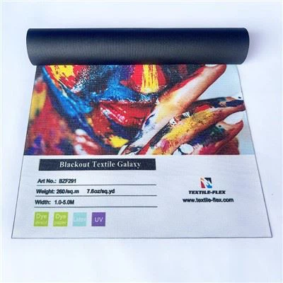 ব্ল্যাক ব্যাক ডিসপ্লে ফ্যাব্রিক ব্যানার